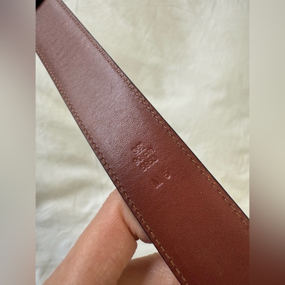 Coach | Men SZ 36 | Brown Leather Belt 6953 Preppy Brass Buckle - Picture 4 of 11